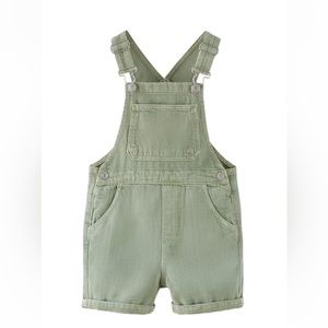Zara Baby- Green DENIM OVERALLS KHAKI - REF. 8367/533